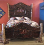rustic bed, custom rustic bed, rustic design